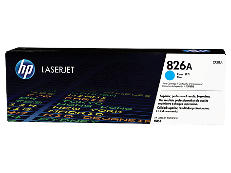 HP 826A Cyan Original LaserJet Toner Cartridge (CF311A)