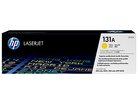 HP 131A Yellow Original LaserJet Toner Cartridge (CF212A)