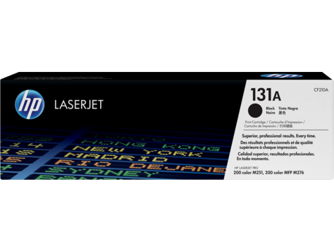 HP 131A Black Original LaserJet Toner Cartridge (CF210A)