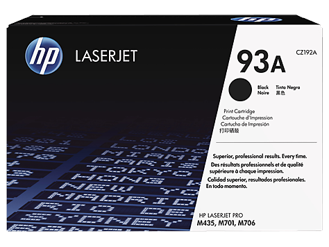 HP 93A Black Original LaserJet Toner Cartridge (CZ192A)