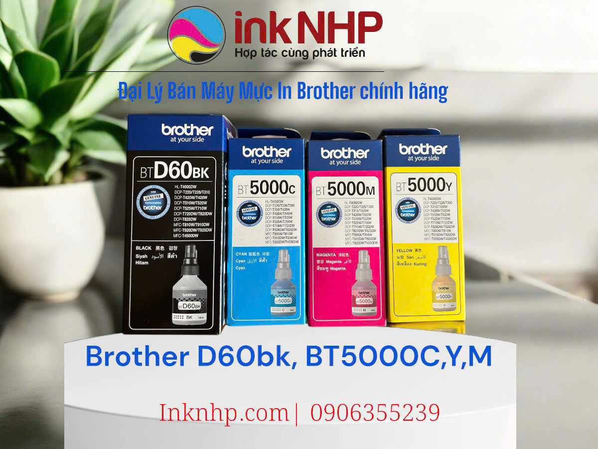 Bộ mực máy in phun màu Brother Đa Năng MFC-T4500DW