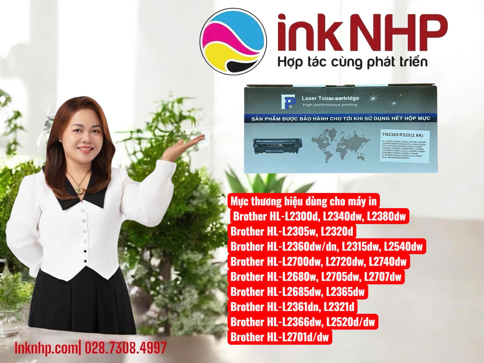 Mực máy in Brother HL-L2360D – Chất lượng sắc nét, giá rẻ tiết kiệm