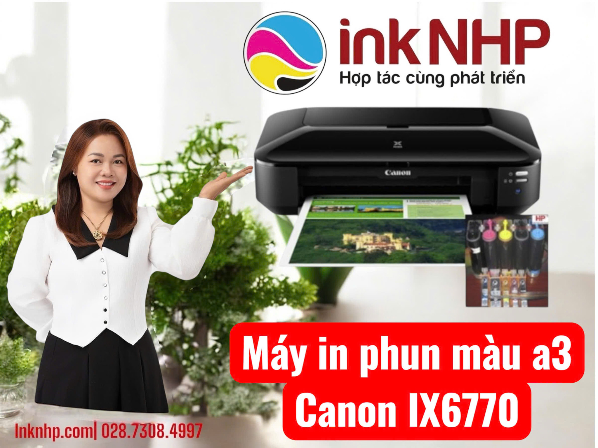 Thông số kỹ thuật Máy in Canon IX 6770 in màu A3