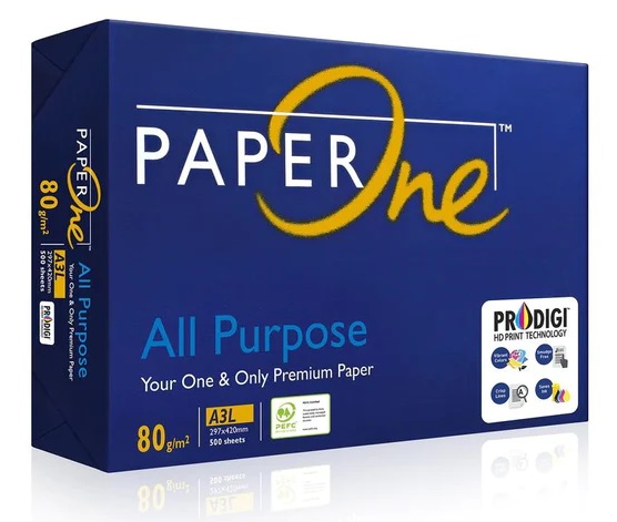 Giấy Paper One khổ A3 All Purpose Premium 80gsm