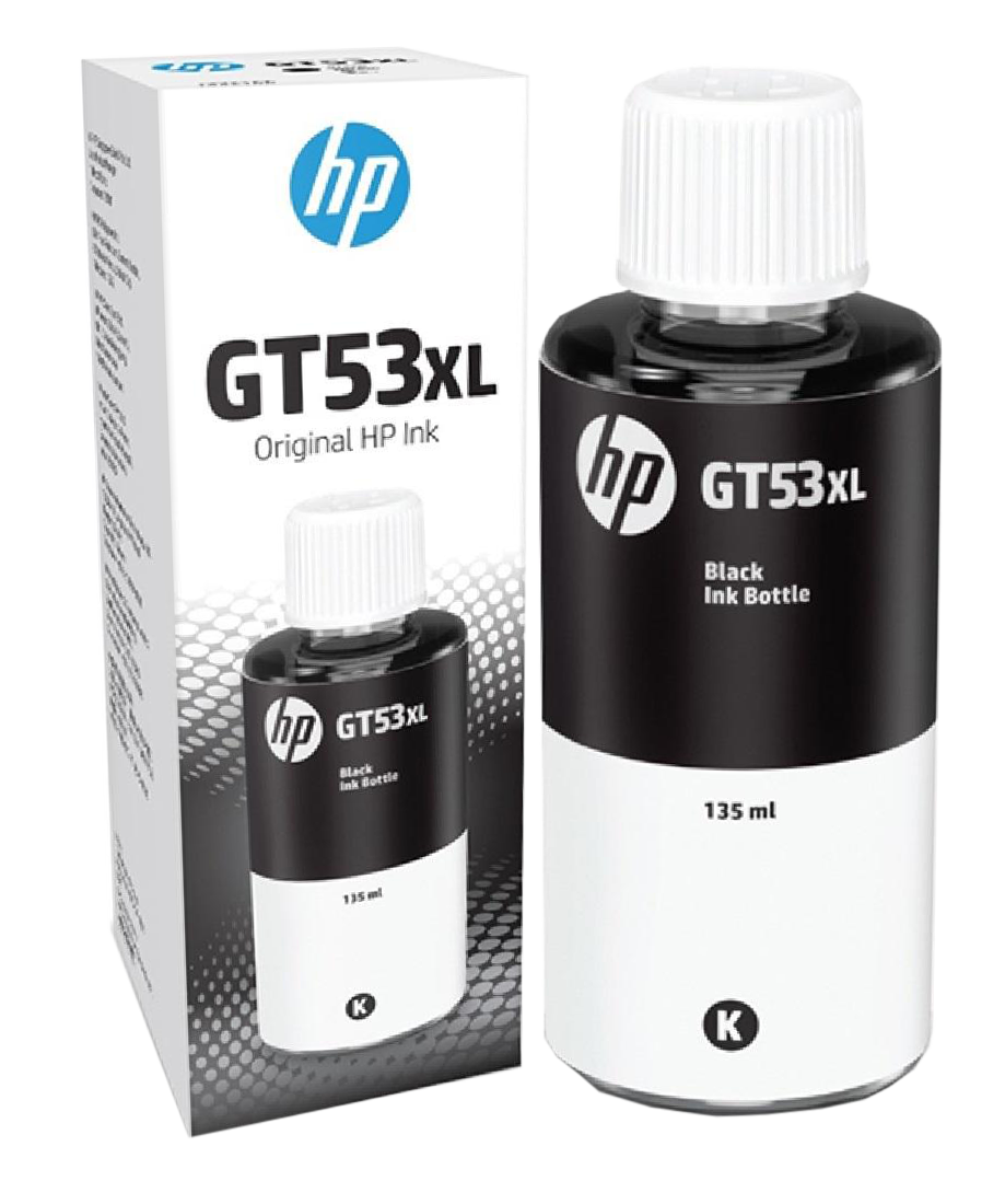 HP GT53XL 135-ml Black Original Ink Bottle (1VV21AA)